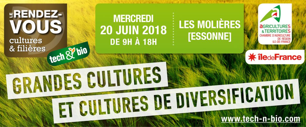 Rendez-vous Tech&Bio Île de France Grandes cultures et Cultures de diversification