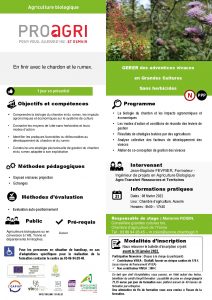 Formation "Gestion des vivaces sans herbicides" @ Chambre agriculture de l'Yonne