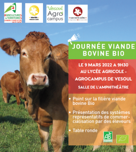 Journée Technique - Viande bovine en bio @ Lycée agricole Vesoul Agrocampus
