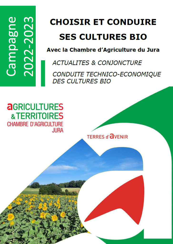 Le guide Cultures Bio en Jura Campagne 2022-2023 est sorti !