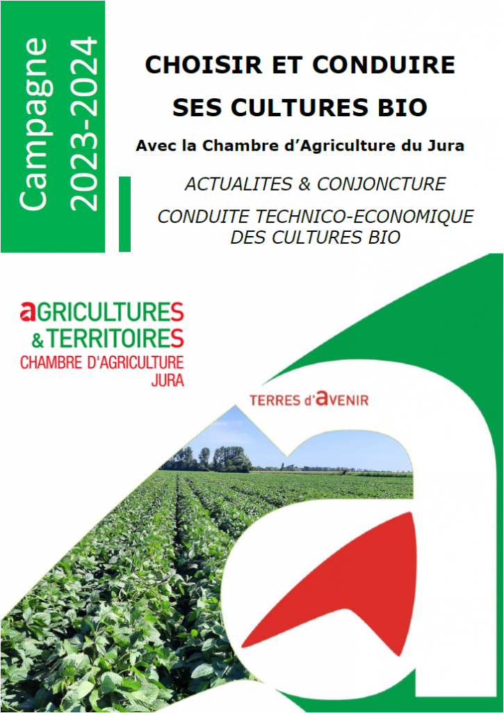 Le guide Cultures Bio Jura – Campagne 2023-2024 est disponible !